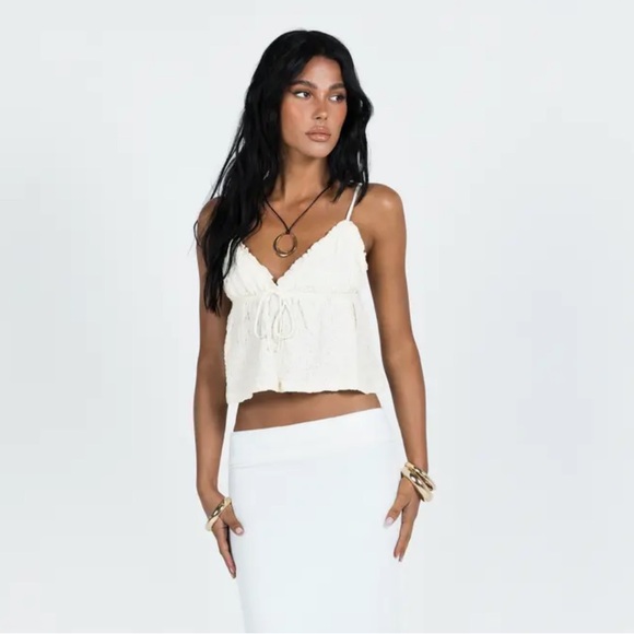 PRINCESS POLLY Kellen Babydoll Camisole Top - Picture 3 of 7